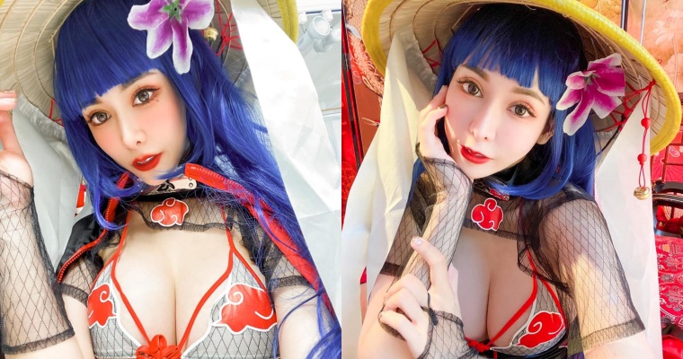 大眼美模「愛佳奈」Cosplay「暗黑版日向雛田」！網友看完搶當鳴人