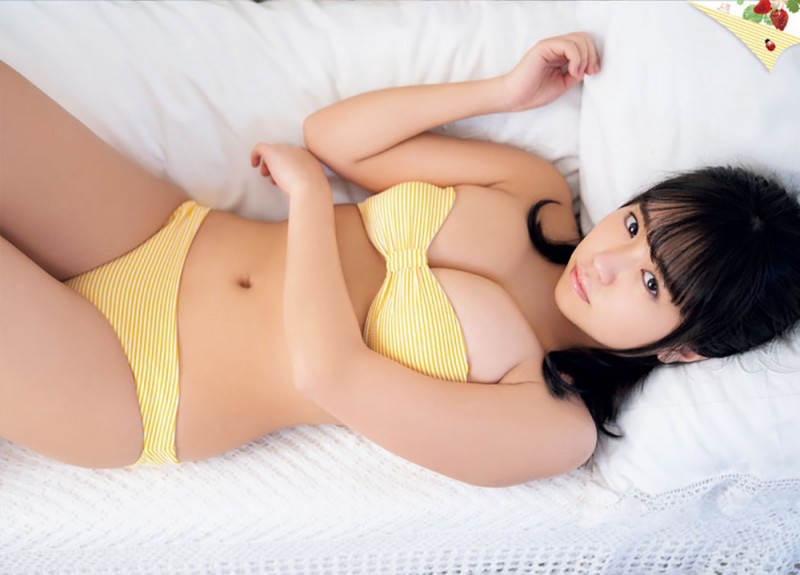 最甜美G奶！航空母艦巨乳「大原優乃」夏日大解放　烈紅色比基尼騷到發火