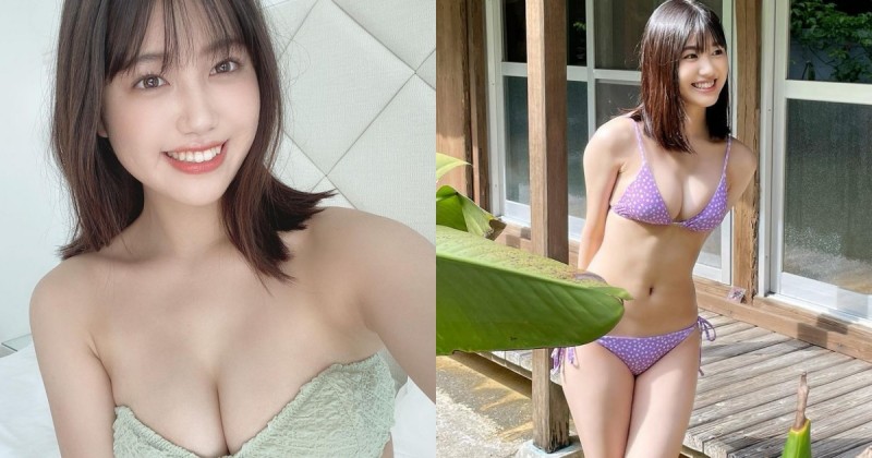 17歲的雜誌小姐「和泉芳怜」笑容有夠甜！「青春E罩杯雪乳」讓人瘋狂心動！