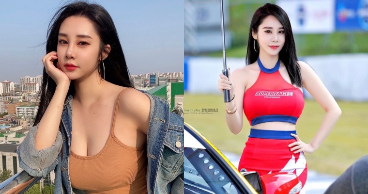 賽車女郎 Kang habin 火辣身材成底片殺手！「超肉感豪乳」福利滿滿