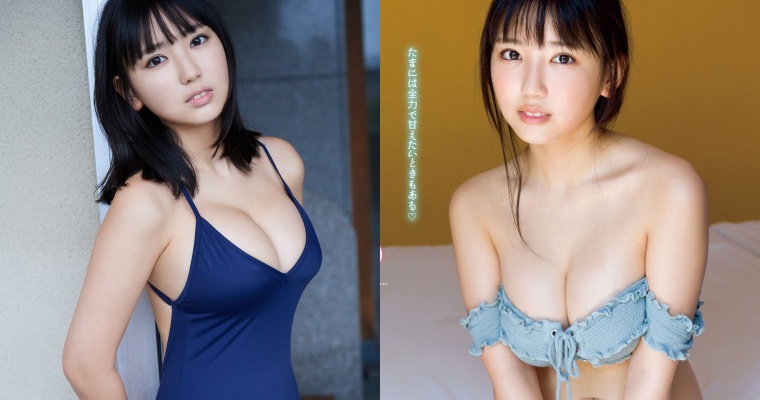 開外掛的 17 歲！F 奶高中生「澤口愛華」登少年雜誌封面！電眼＋巨乳成寫真界最強新星